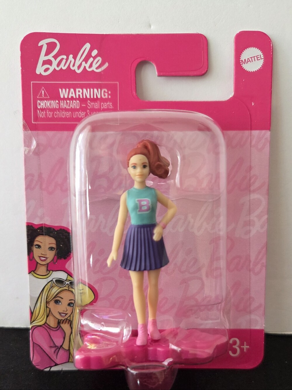 Barbie Pink Doll Mattel 2.75"